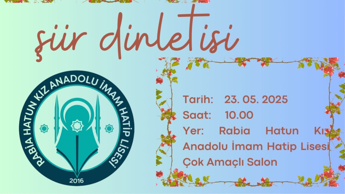 Şiir Dinletisi
